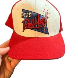 Red White St Louis Cardinals Thermostat Hat Snapback American Needle MLB